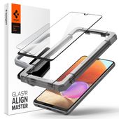 Spigen Alm Glass Fc czarne do Samsung A32