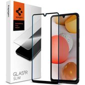 Szko hartowane Spigen Glass FC czarne do Samsung Galaxy A42 5G