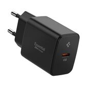 Spigen �adowarka sieciowa Essential EE201EU 1-Port 20W Czarna do SAMSUNG ZV50