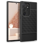 Spigen nak�adka Caseology Parallax czarna do Samsung Galaxy S23 Ultra
