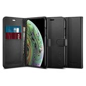 Spigen Wallet S black do Apple iPhone XS