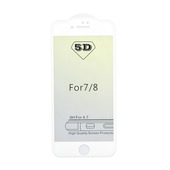 Szk�o hartowane 5D Full Glue Tempered Glass bia�y do Apple iPhone 7 Plus