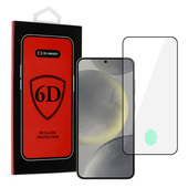 Szk�o hartowane Full Glue 6D czarny (with fingerprint unlock) do Samsung Galaxy S25 Edge