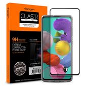 Szklo Hartowane Spigen Glass Fc Czarne do Samsung Galaxy A51
