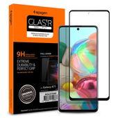 Szklo Hartowane Spigen Glass Fc Czarne do Samsung Galaxy A71