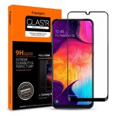 Szk�o Hartowane Spigen Glass Fc Galaxy A40 Czarne do Samsung Galaxy A40