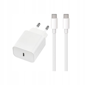 Szybka �adowarka 20W Maxlife wej�cie USB-C z d�ugim kablem 2m do telefonu do Oppo Reno 13FS 5G