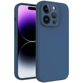 etui matowe Pokrowiec silikonowy Tint Case ciemnoniebieski do Motorola Moto G87
