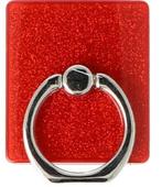 Uchwyt na telefon typu ring brokatowy czerwony TTT do SAMSUNG ZV50