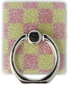 Uchwyt na telefon typu ring brokatowy kratka TTT do SAMSUNG ZV50