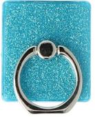 Uchwyt na telefon typu ring brokatowy niebieski TTT do SAMSUNG ZV50