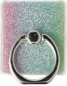 Uchwyt na telefon typu ring brokatowy ombre TTT do SAMSUNG ZV50