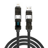 WIWU 100W Kabel 4 w 1 seri X Wi-C039 typy A+C-C+L , 150cm do SAMSUNG ZV50