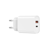 WIWU �adowarka sieciowa Wi-U002 PD + QC 20W 1x USB 1x USB-C bia�a do SAMSUNG ZV50