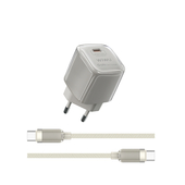 WIWU �adowarkaJello 30W GaN Charger Sets Wi-U017 C-C, EU Plug do SAMSUNG ZV50
