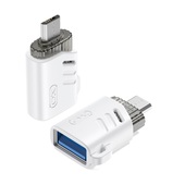 XO adapter NB256C OTG USB - microUSB bia�y do SAMSUNG ZV50