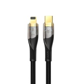 XO Clear kabel NB-Q223A USB-C - Lightning 1,0 m 27W czarny do SAMSUNG ZV50
