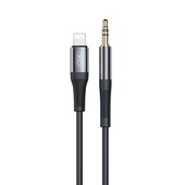 XO kabel audio NB-R193A jack 3,5mm - Lightning 1,0 m czarny do SAMSUNG ZV50