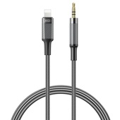 XO kabel audio NB-R279A Lightning - jack 3,5mm 1,0m czarny do SAMSUNG ZV50
