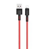XO Kabel NB-Q166 USB - Lightning 1,0 m 5A czerwony