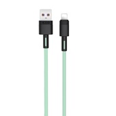 XO Kabel NB-Q166 USB - Lightning 1,0 m 5A zielony do SAMSUNG ZV50
