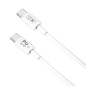 XO kabel NB-Q190A USB-C - USB-C 1,0m 60W bia�y do SAMSUNG ZV50