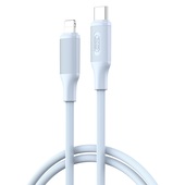 XO kabel NB-Q265A PD USB-C - Lightning 1,0m 27W niebieski do SAMSUNG ZV50