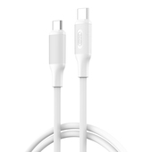 XO kabel NB-Q265B PD USB-C - USB-C 1,0m 60W bia�y do SAMSUNG ZV50