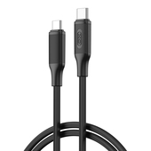 XO kabel NB-Q265B PD USB-C - USB-C 1,0m 60W czarny do SAMSUNG ZV50