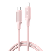 XO kabel NB-Q265B PD USB-C - USB-C 1,0m 60W r�owy do SAMSUNG ZV50