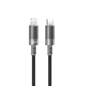 XO kabel NB-Q282A PD USB-C - Lightning 1,0m 27W czarny do SAMSUNG ZV50
