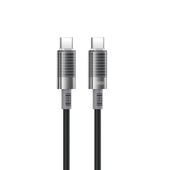 XO kabel NB-Q282B PD USB-C - USB-C 1,0m 60W czarny do SAMSUNG ZV50