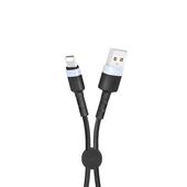XO Kabel NB117 8-pin czarny 2,1A 0,25m do SAMSUNG ZV50