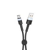 XO Kabel NB117 micro czarny 2,1A 0,25m do SAMSUNG ZV50