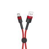 XO Kabel NB117 micro czerwony 2,1A 0,25m do SAMSUNG ZV50