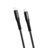 XO Kabel NB123 8-pin/typ-C PD czarny 18W 1m do SAMSUNG ZV50