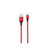 XO kabel NB143 USB - USB-C 2,0 m 2,4A czerwony