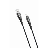 XO kabel NB145 USB - Lightning 1,0 m 2,4A czarny do SAMSUNG ZV50