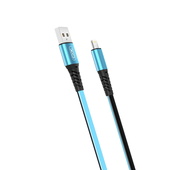 XO kabel NB154 USB - Lightning 1,0 m 2A niebieski do SAMSUNG ZV50