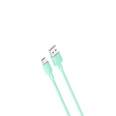 XO kabel NB156 USB - microUSB 1,0 m 2,4A zielony do SAMSUNG ZV50