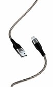 XO Kabel NB158 USB - Lightning 1,0 m 2,4A szary do SAMSUNG ZV50