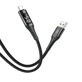 XO kabel NB162 USB - USB-C 1,0 m 2,4A czarny do SAMSUNG ZV50