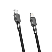 XO kabel NB183A USB-C - Lightning 1,0m 20W czarny do SAMSUNG ZV50