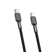 XO kabel NB183B USB-C - USB-C 1,0m 60W czarny do SAMSUNG ZV50