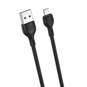 XO kabel NB200 USB - Lightning 1,0m 2.4A czarny do SAMSUNG ZV50