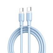 XO kabel NB208B PD USB-C - USB-C 1,0m 60W niebieski do SAMSUNG ZV50