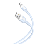 XO kabel NB212 USB - Lightning 1,0 m 2,1A niebieski do SAMSUNG ZV50