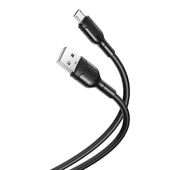 XO kabel NB212 USB - microUSB 1,0 m 2,1A czarny