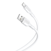 XO kabel NB212 USB - USB-C 1,0 m 2,1A bia�y do SAMSUNG ZV50