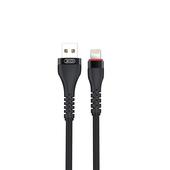 XO kabel NB213 USB - Lightning 1,0 m 2,4A czarny do SAMSUNG ZV50